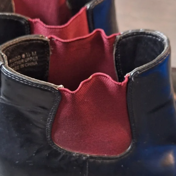 Modern Vice Ringo Black Leather Boots 8.5 - Picture 4 of 13